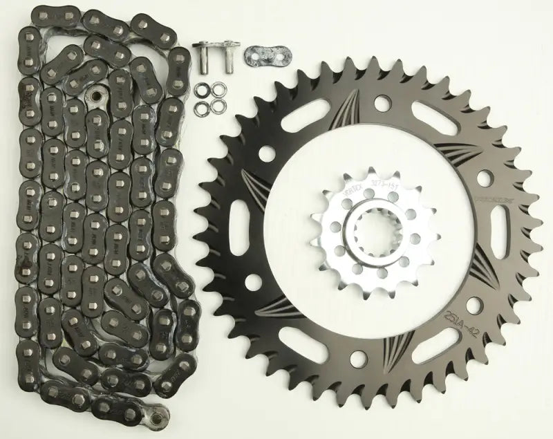 CK6328 Sprocket/Chain Kit Stl/Alu 15/42t Blk Rx3 520 106l Blk