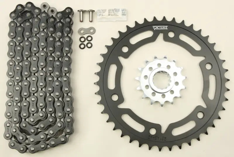 CK6336 Sprocket/Chain Kit Stl/Alu 15/45t Blk Rx3 520 112l Blk