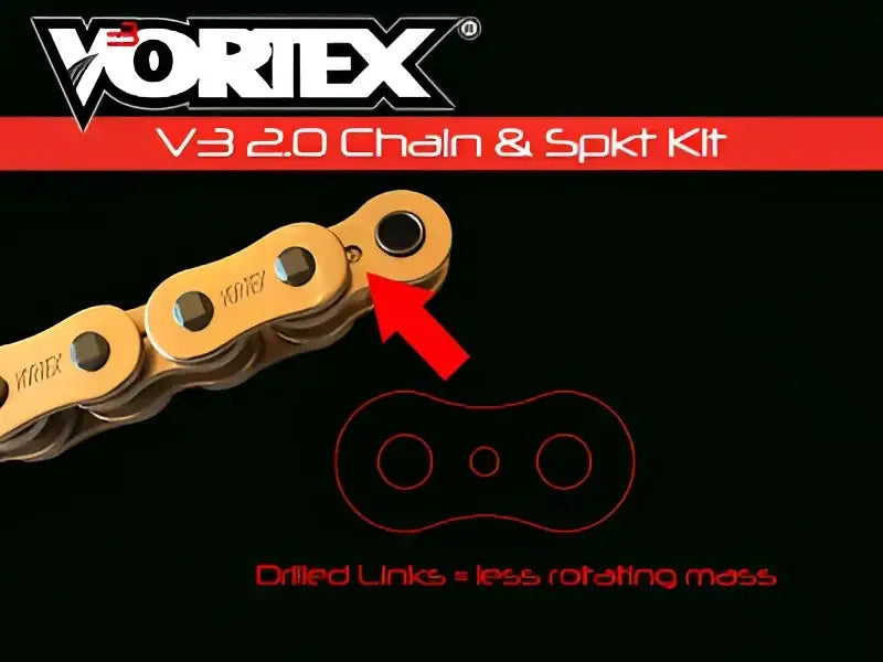CKG6451 Sprocket/Chain Kit Stl/Stl 15/47t Sil Rx3 520 112l Gld