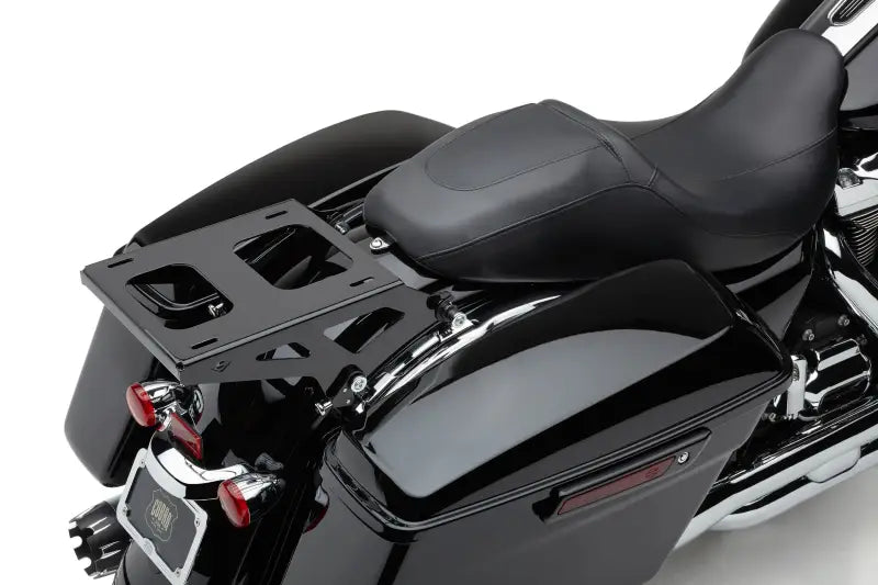 Detach 2 Up Tour Pack Mount Black Flh/Flt 14 22 - COBRA