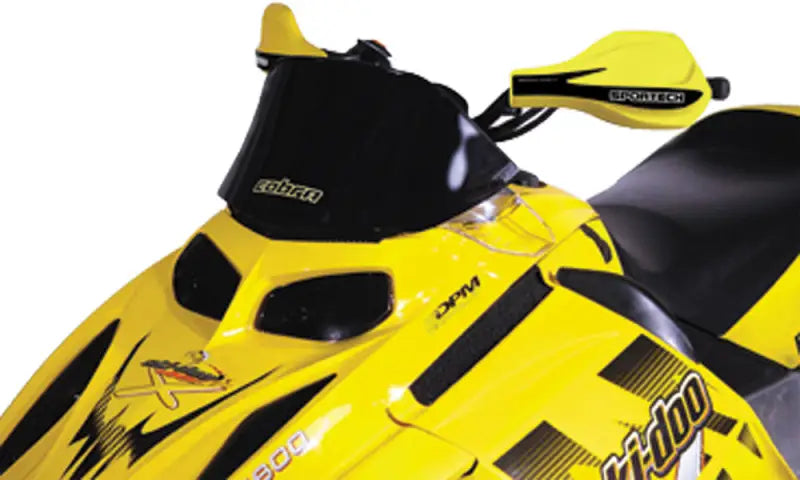 POWERMADD Cobra W/S Low Black 9.5" S D Rev Hood Mounted Flyscreen for Powersports