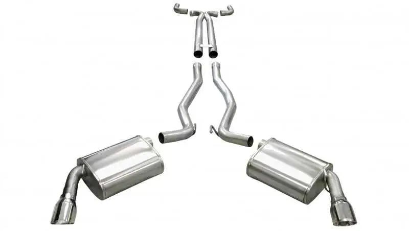 CORSA Performance Corsa 10-13 Chevrolet Camaro Convertible SS 6.2L V8 Manual Polished Sport Cat-Back + XO Exhaust