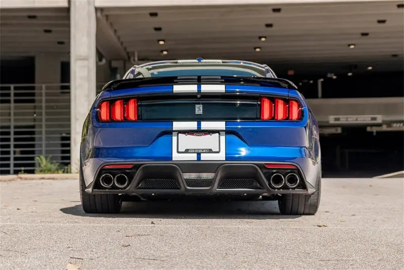 Corsa 2015-2020 Ford Mustang GT350/R 5.2L V8 Dual Rear Cat-Back- Stainless Exit - Truck & Automotive
