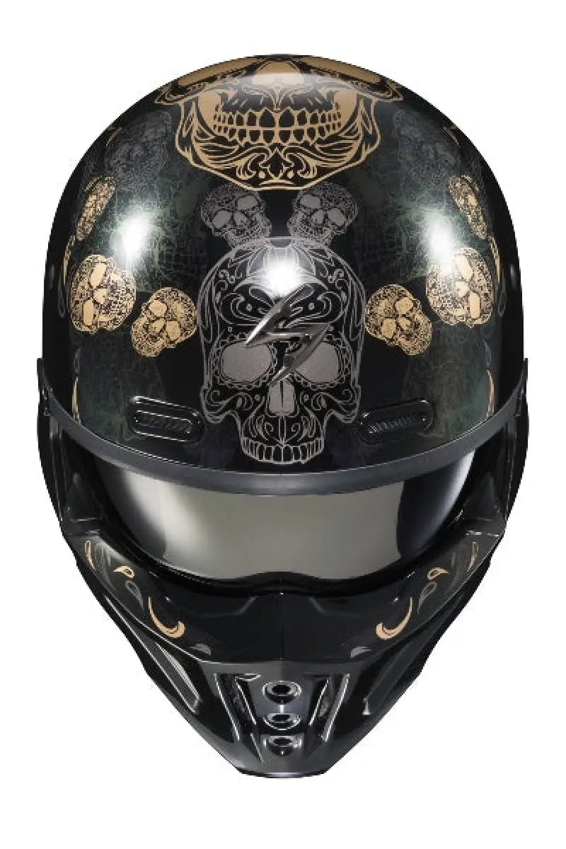 Covert X Open Face Helmet Kalavera Xl