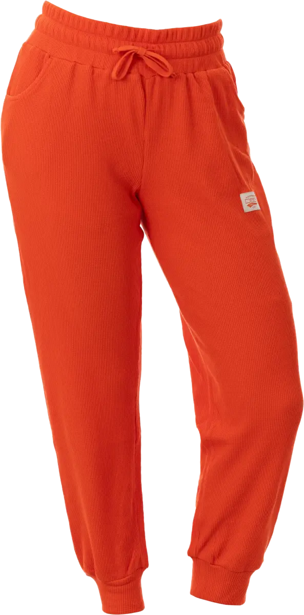 Cozy Waffle Pants Poppy Xs