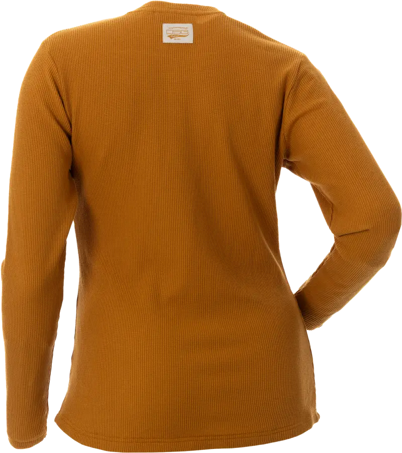 Cozy Waffle Shirt Fawn Sm