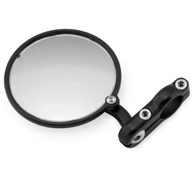 CRG Hindsight Folding 3 in. Round Bar-End Mirror Left - Black - RV and Auto Parts