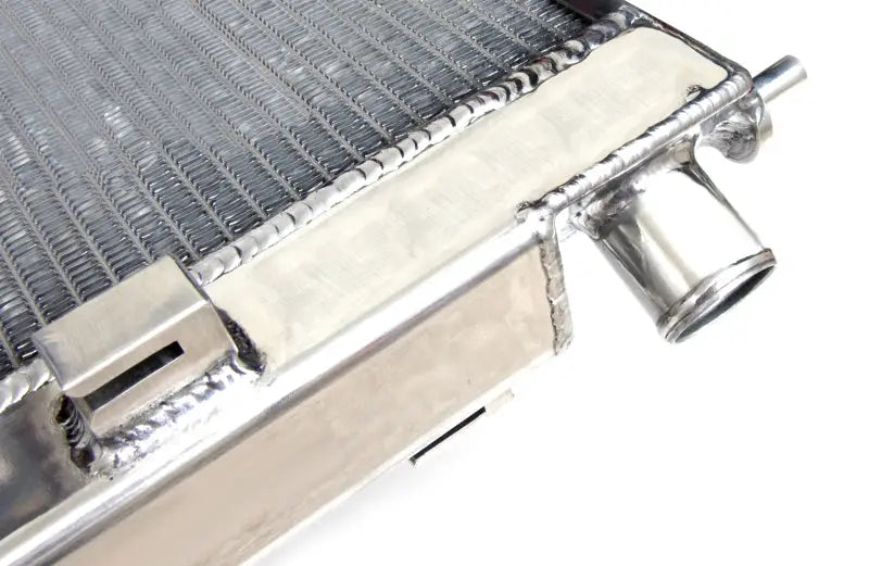 Silver intercooler for Mitsubishi Lancer Evo X with aluminum fins