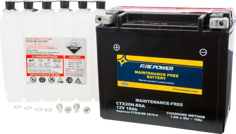 CTX20H-BSA Battery Ctx20h Bsa Maintenance Free