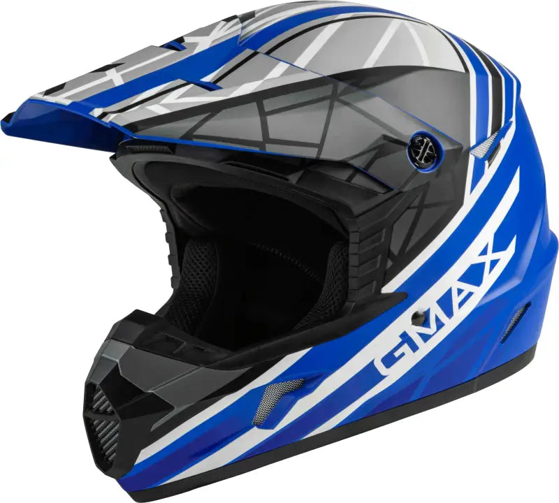 GMAX D3461623 Mx 46 Off Road Mega Helmet Matte Blue/Black/White Xs