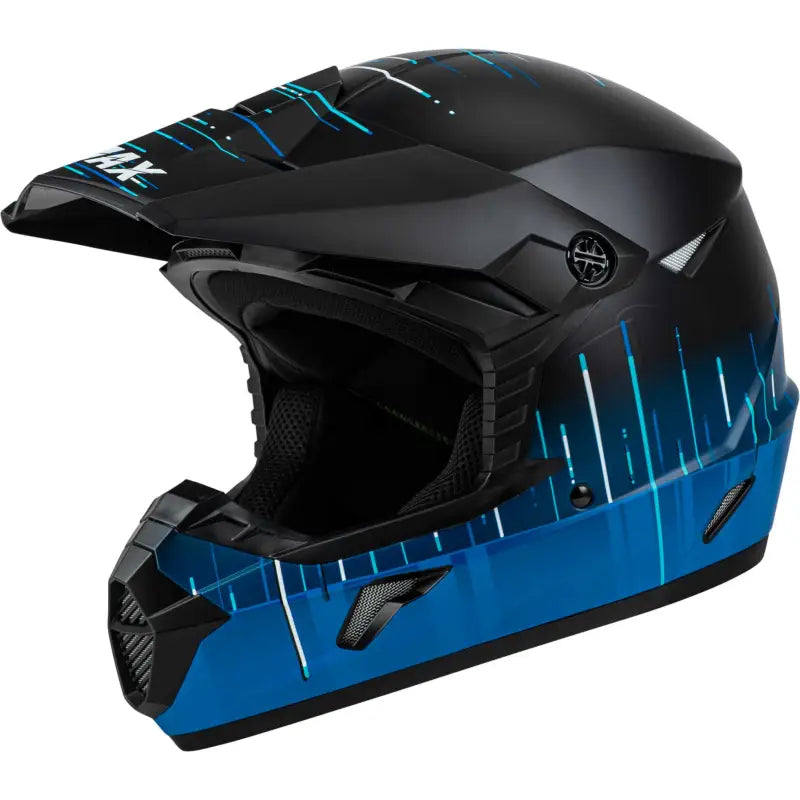 GMAX D3463113 Mx 46 Frequency Off Road Helmet Matte Black/Blue Xs