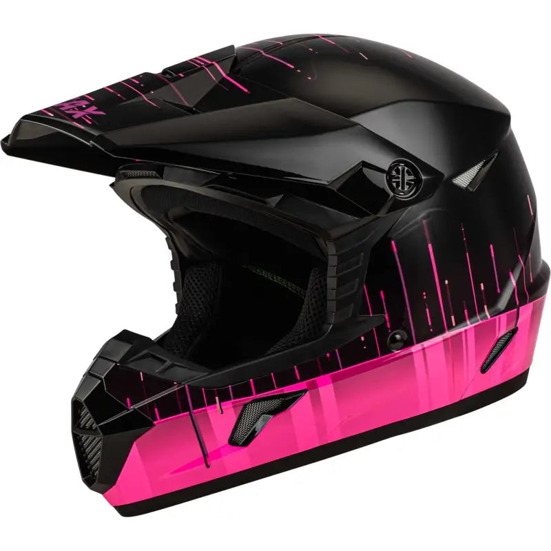 GMAX D3463176 Mx 46 Frequency Off Road Helmet Black/Pink Lg