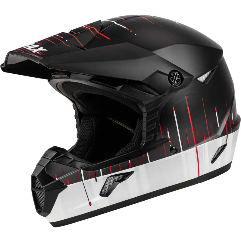 GMAX D3463845 Mx 46 Frequency Off Road Helmet Matte Black/White Md
