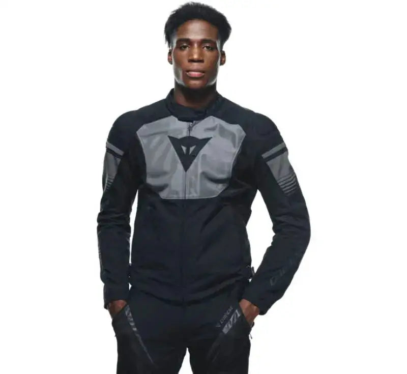 Dainese Air Fast Tex Jacket Black/Gray/Gray Size - 58 - RV and Auto Parts