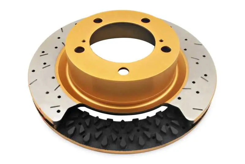 DBA 09+ Nissan 370Z Sport / Infiniti G37 Sport Front Drilled & Slotted 4000 Series w/ Black Hat