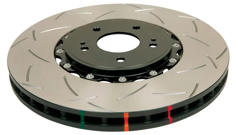DBA 97-04 Corvette C5/C6 Front Slotted 5000 Series 2 Piece Rotor Assembled w/ Black Hat - Truck & Automotive