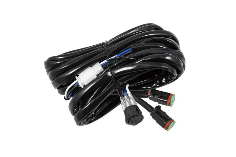 DD4045 Diode Dynamic Heavy Duty Dual Output 2-Pin Offroad wiring harness for off-road vehicles, featuring durable construction, dual output design, and easy installation.