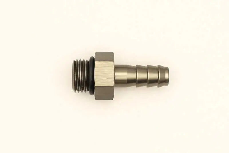 DeatschWerks DeatschWerks 6AN ORB Male To 5/16in. Male Triple Barb Fitting (Incl. O-Ring)