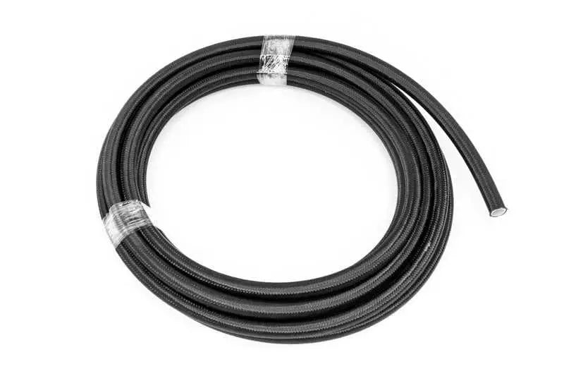 DeatschWerks DeatschWerks 8AN Black Nylon Braided PTFE Hose 20 Feet