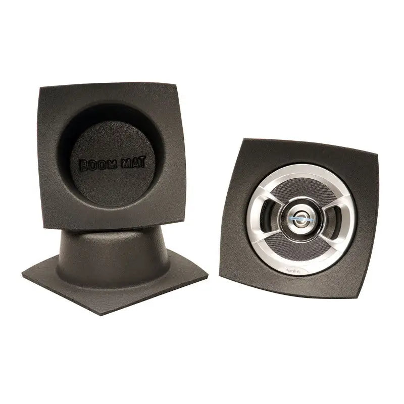 DEI Speaker Baffles 5.25in Round 6.5in Wide 6.5 Height 2.5in Deep Pair - 50321