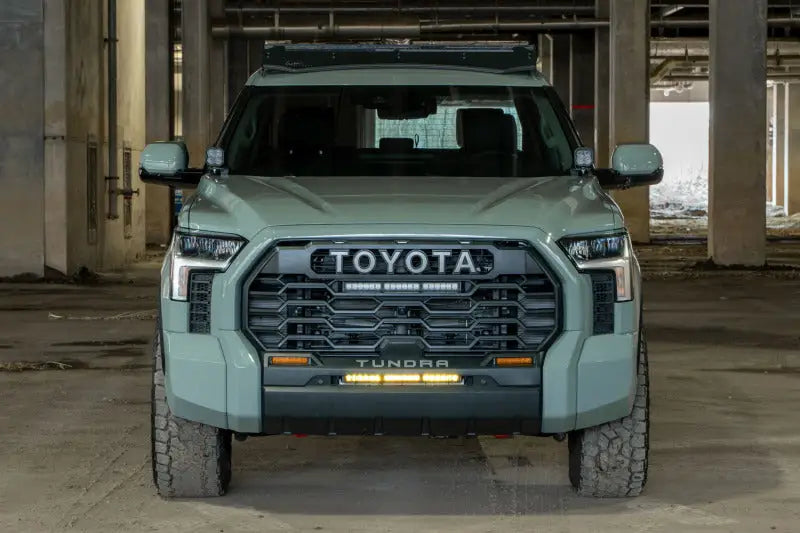 Diode Dynamics 2022 Toyota Tundra Stealth Bumper Light Bar Kit - Amber Combo - DD7413