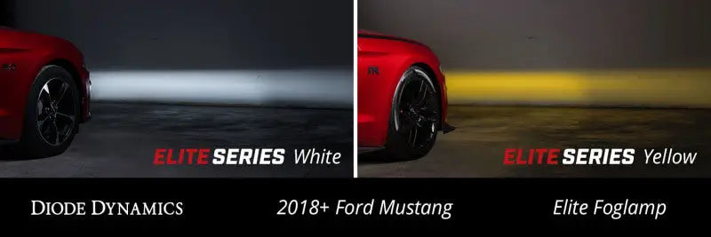Diode Dynamics Elite Series Combination Fog Lamp for 18-21 Ford Mustang - Cool - White (Pair) - DD5132