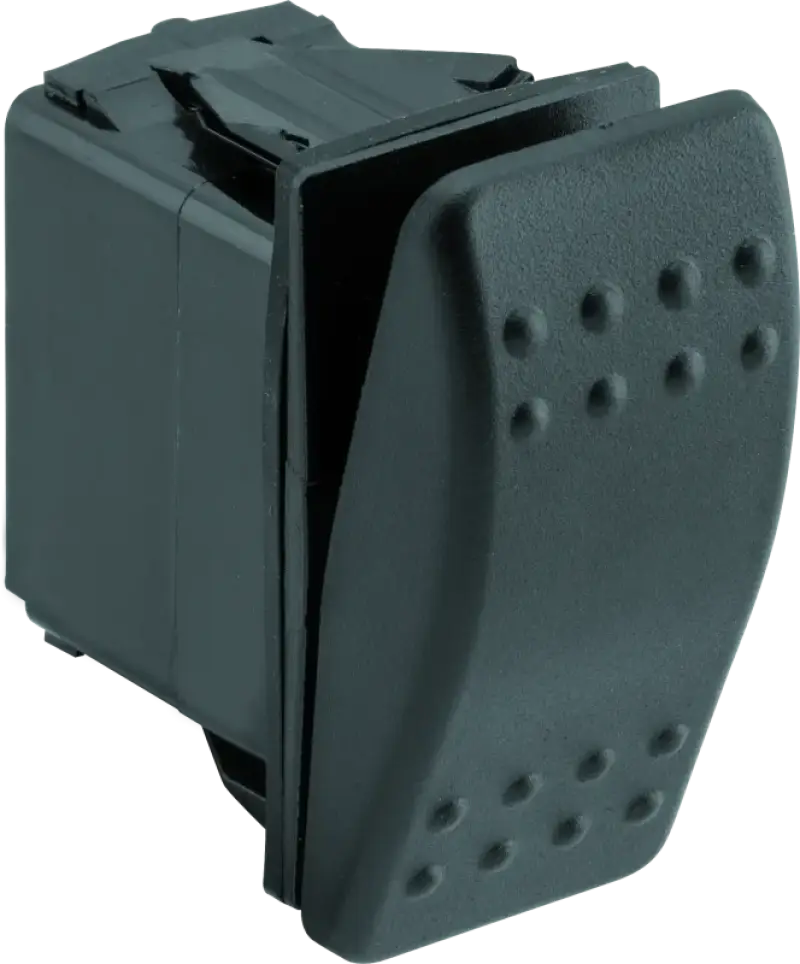 Black rocker lighted switch with protective cover for DragonFire Racing Lighted Switch 2-Way