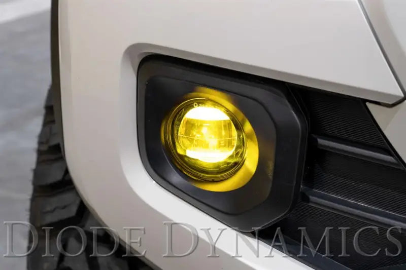 Driving/ Fog Light LED Bulb; Yellow Bulbs; 3.6 Inch Round; OEM-Grade Replacement; 15 Watt Bulbs Amp Draw 1.2 AMP