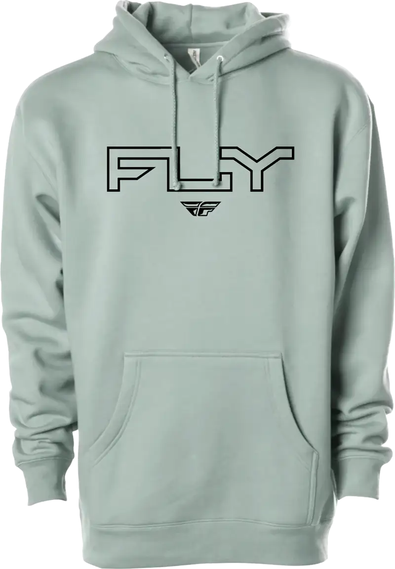 Fly Edge Hoodie Dusty Sage 2x - FLY RACING