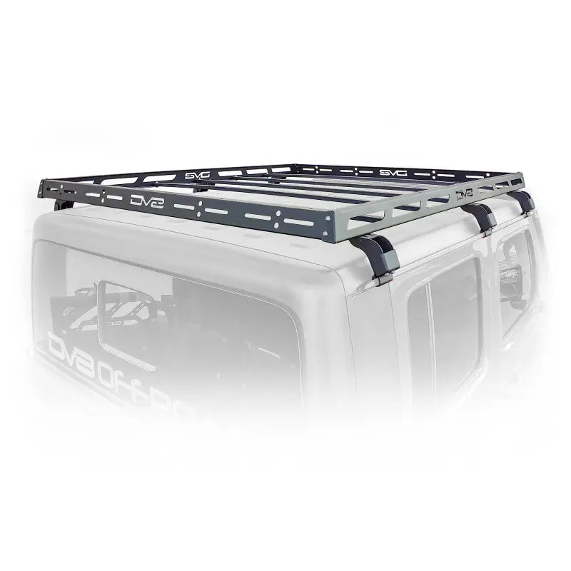 DV8 Offroad 07-18 Jeep Wrangler JK 4 DR / JL 2 & JT / 18 + Gladiator Roof Rack - Truck Automotive
