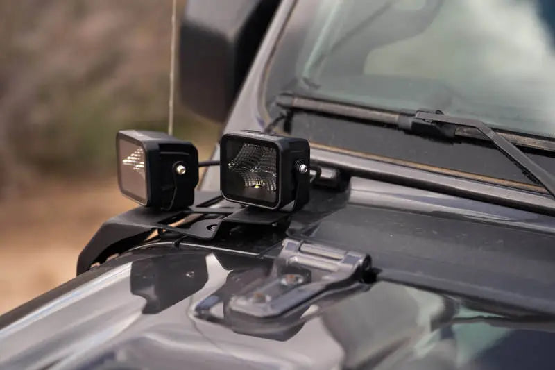 DV8 Offroad 18-22 Jeep Gladiator JT Cowl Light Bar Bracket - Truck & Automotive