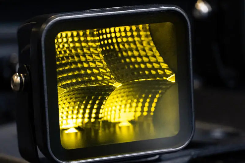 DV8 Offroad 3in Elite Series LED Amber Pod Light - Truck & Automotive