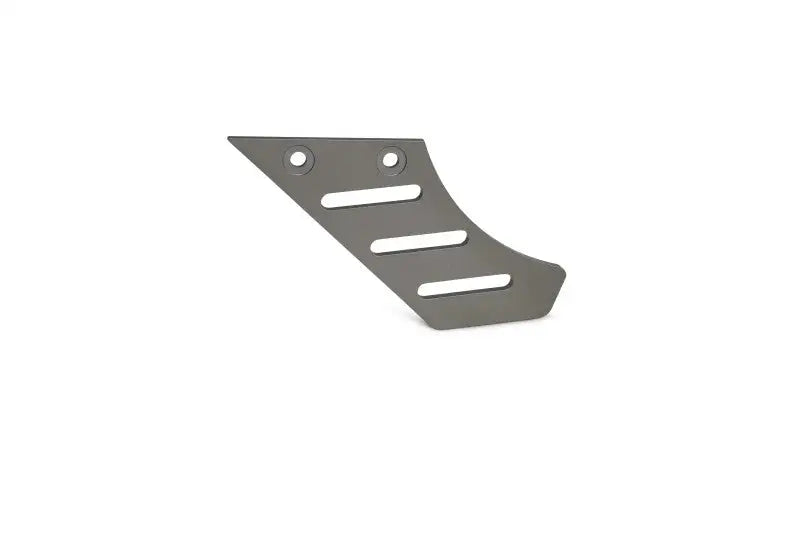 Gray metal chain guard for Dynojet Pan America motorcycle protection