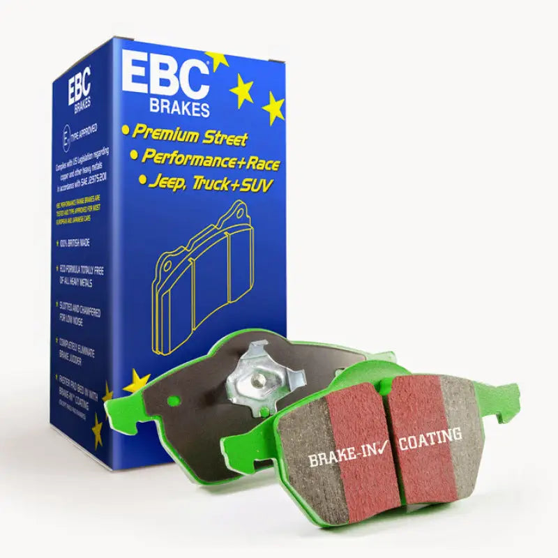 EBC 01-03 Mazda Miata MX5 1.8 (Sports Suspension) Greenstuff Front Brake Pads - Truck & Automotive