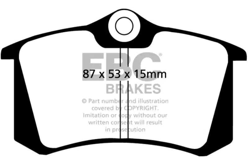 EBC 04-06 Audi TT Quattro 3.2 Bluestuff Rear Brake Pads - Truck & Automotive