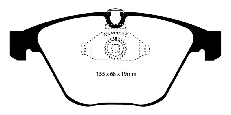 EBC 08-10 BMW M3 4.0 (E90) Bluestuff Front Brake Pads - DP51449NDX