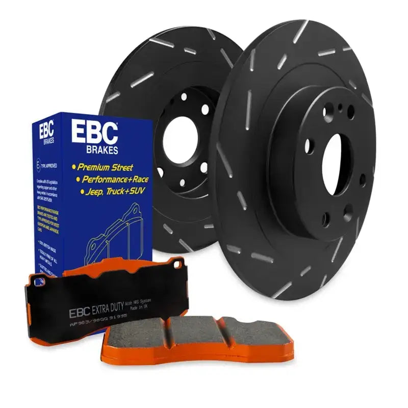 EBC S15 Orangestuff pads with USR rotors for enhanced braking performance