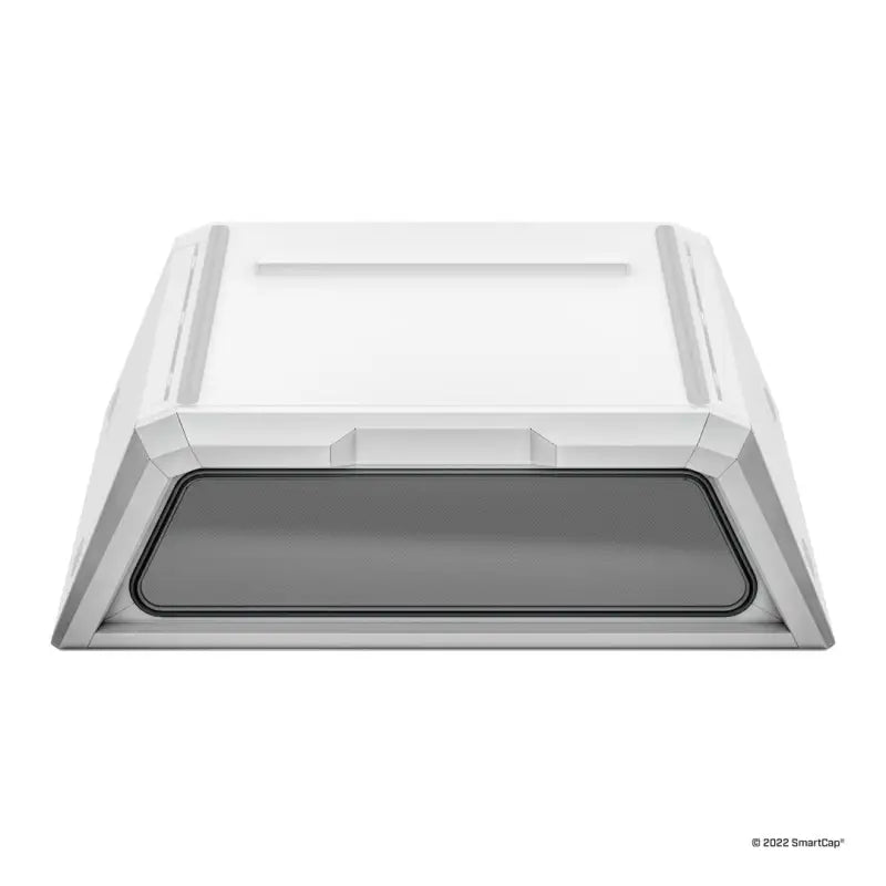 White truck bed cap with tinted window for Americ Smartcap Evoc RSI N Americ series
