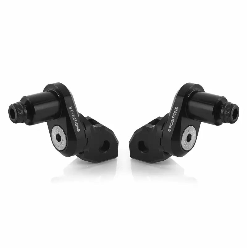 Eccesntric Footpeg Mount Kit Rider Adjust Black Pr - Powersports