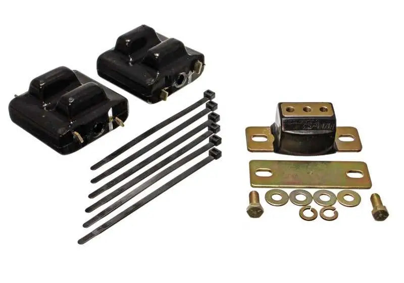 Energy Suspension Energy Suspension 87-91 Suburban C10-C30 2WD Black Motor & Transmision Mounts-Zinc Finish