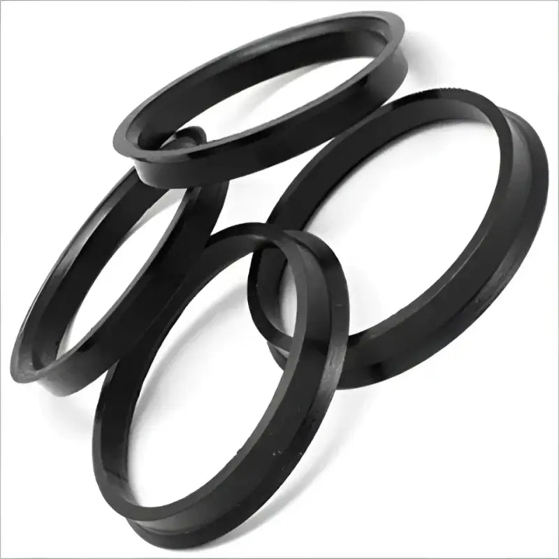 Enkei 73mm OD 56.10mm ID Plastic Hub Rings - 4 Pack - AHR735610P - Wheel and Tire Accessories