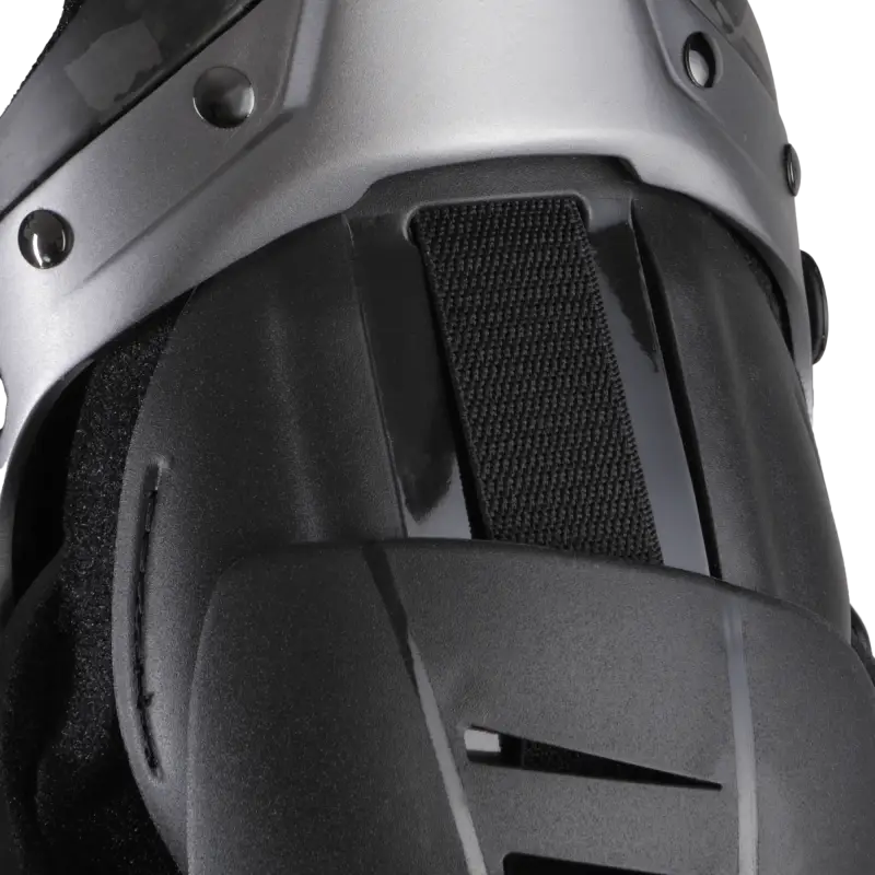 EVS Axis Pro Knee Brace Pair - Black/Grey - Large - AXISP-GRY-LP - EVS