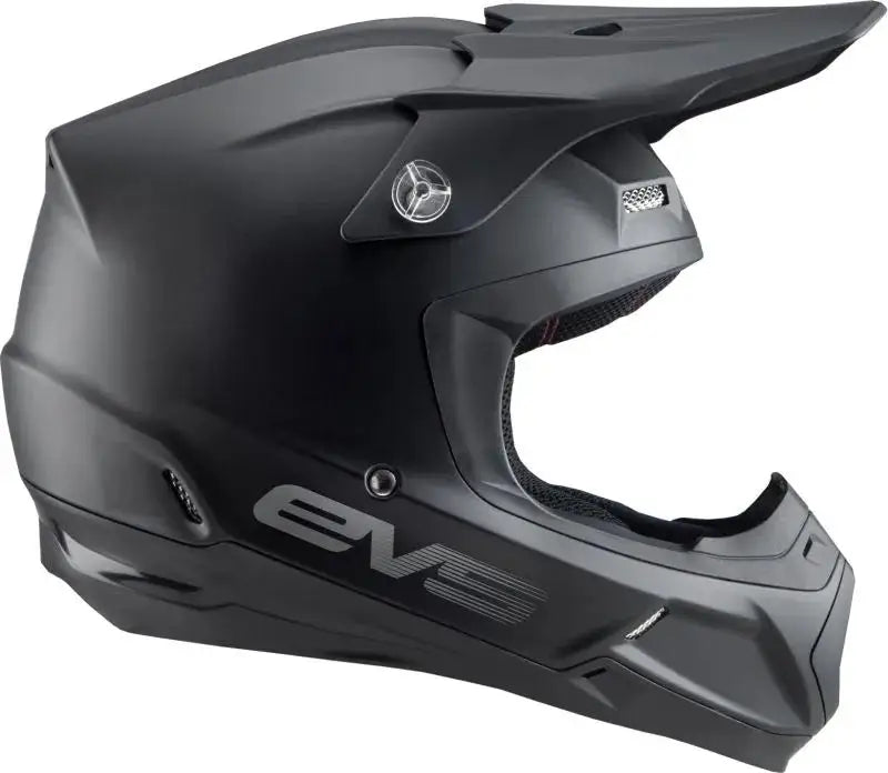 EVS T5 Solid Helmet Matte Black - Large - Safety