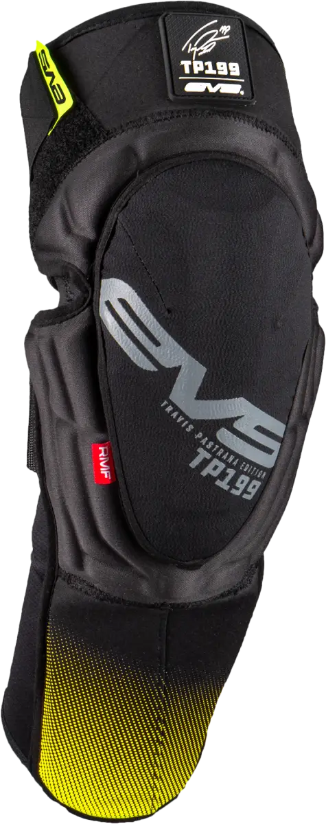 EVS TP199 Knee/Shin Guard in Black/Hi Vis - Large/X-Large - EVS