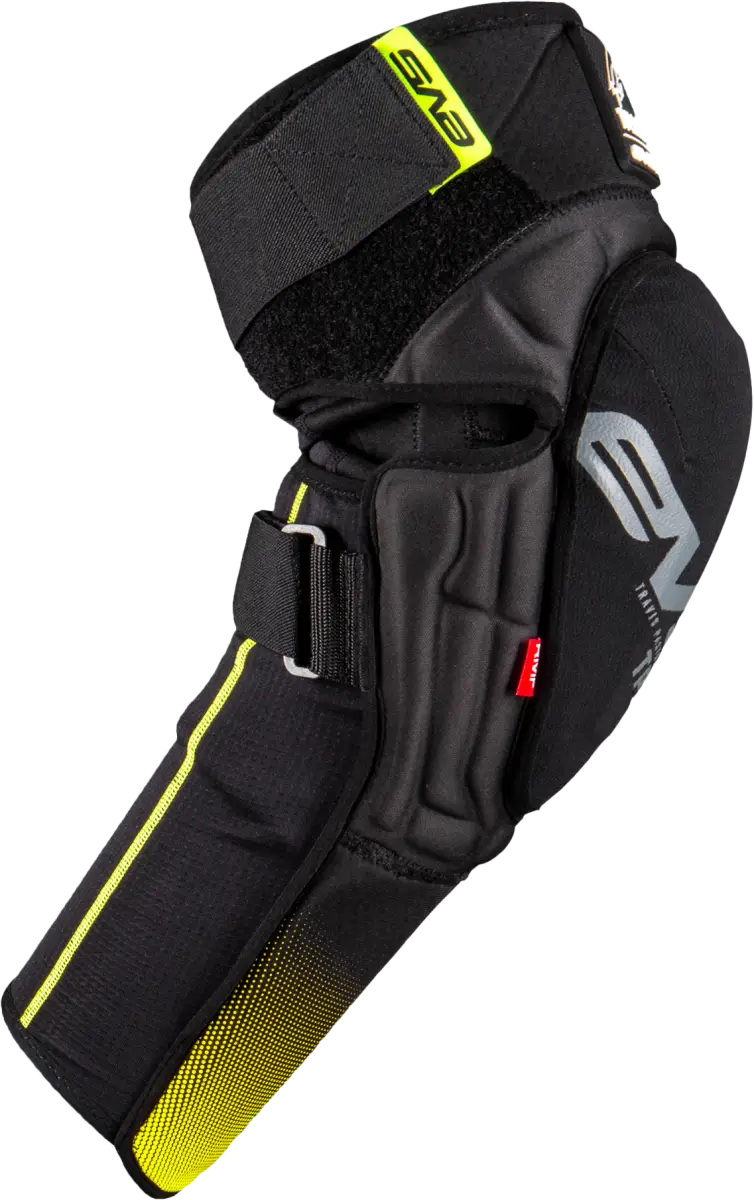 EVS TP199 Knee/Shin Guard in Black/Hi Vis - Large/X-Large - EVS