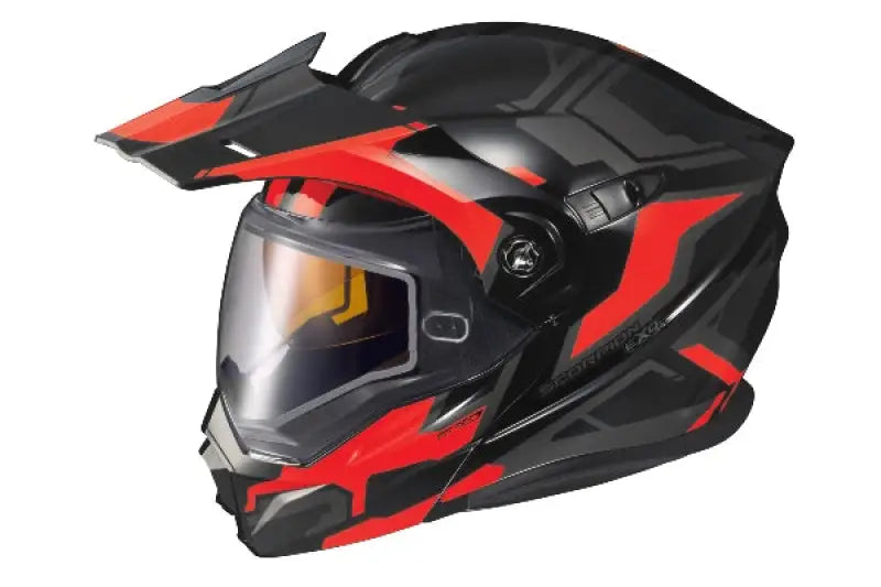 Exo At950 Cold Weather Helmet Ellwood Red 2x (Dual Pane)