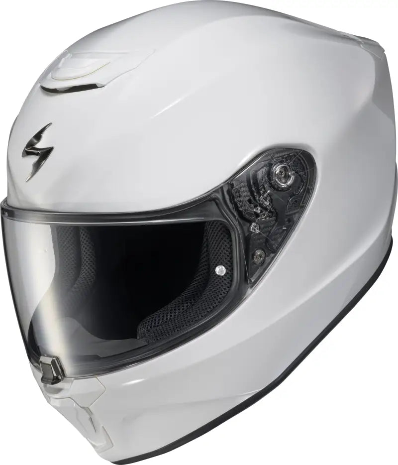 Exo R330 Full Face Helmet Solid White Md - SCORPION EXO