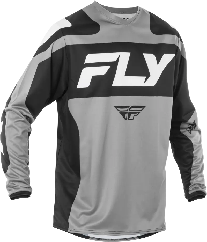 F 16 Jersey Grey/Black/White Md