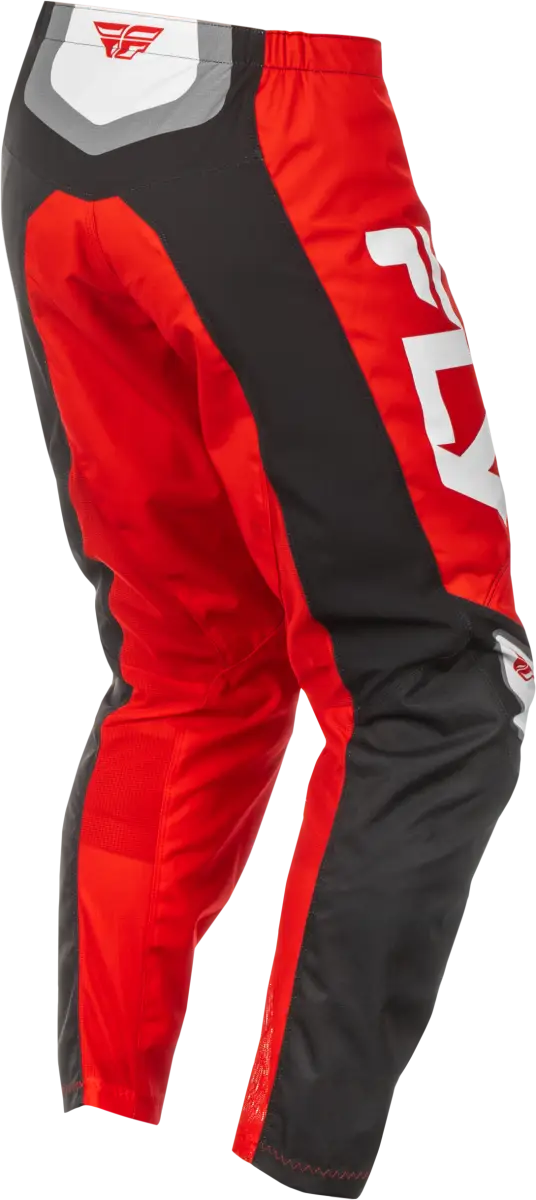 Red and black motocross pants with white accents, perfect for RV parts & accessories or truck parts