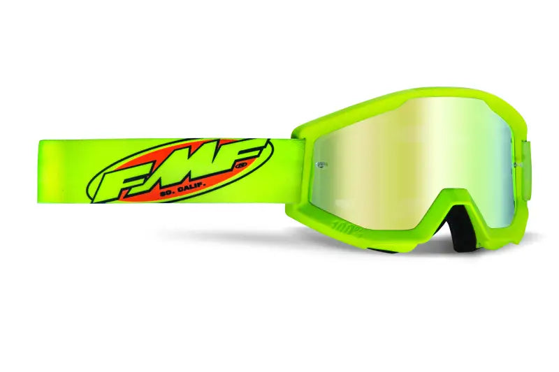 F-50051-00006 FMF VISION Powercore Goggle Core Yellow Mirror Gold Lens
